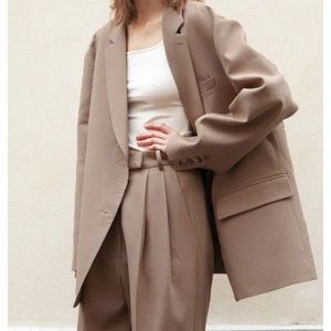 The Frankie Shop Bea Single Breasted Blazer